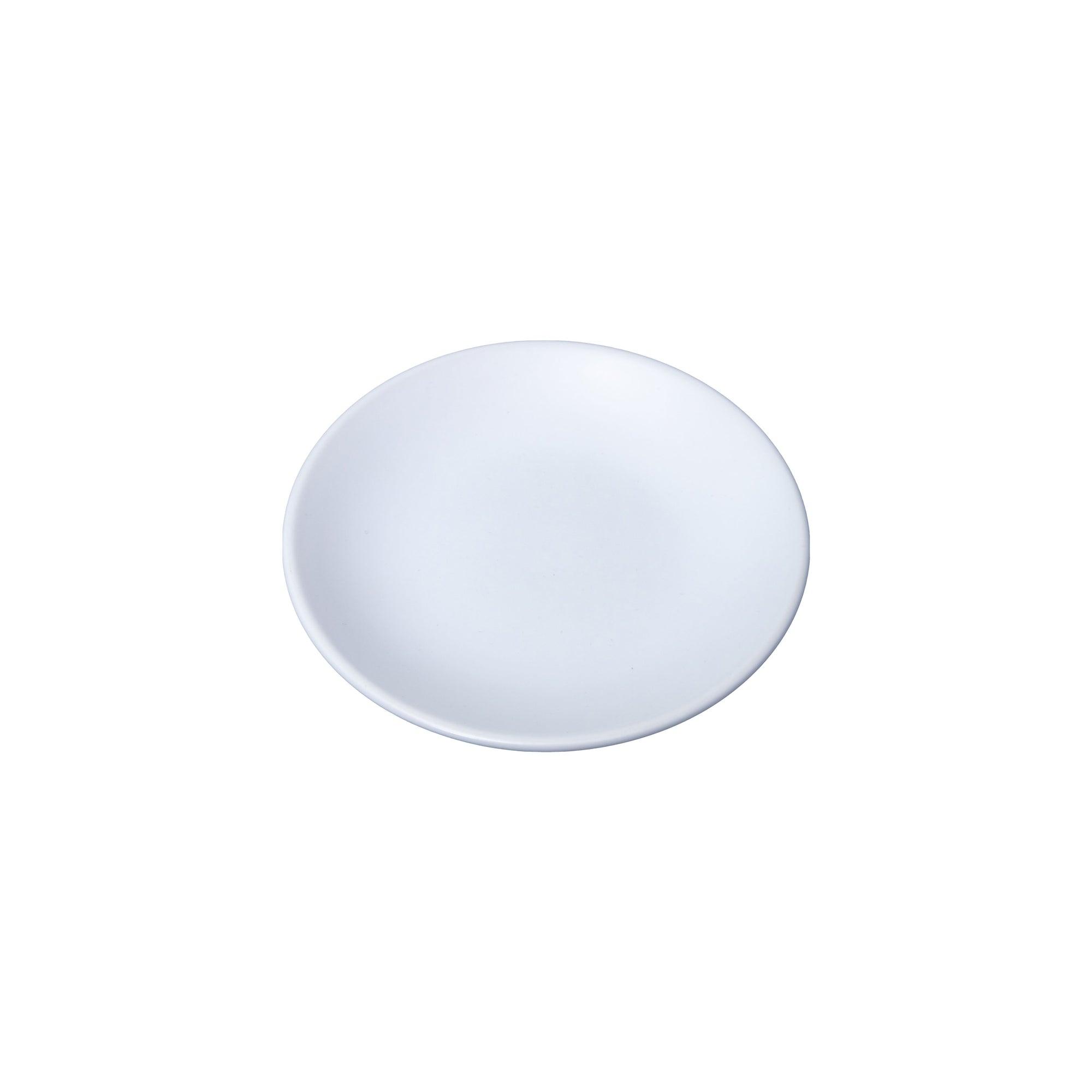 Plato Trinche 15 cm Sin Relieve Blanco Mate | Chena