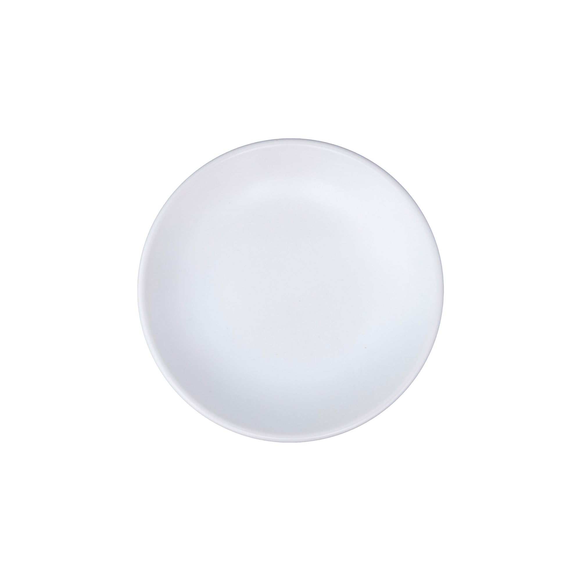 Plato Trinche 15 cm Sin Relieve Blanco Mate | Chena