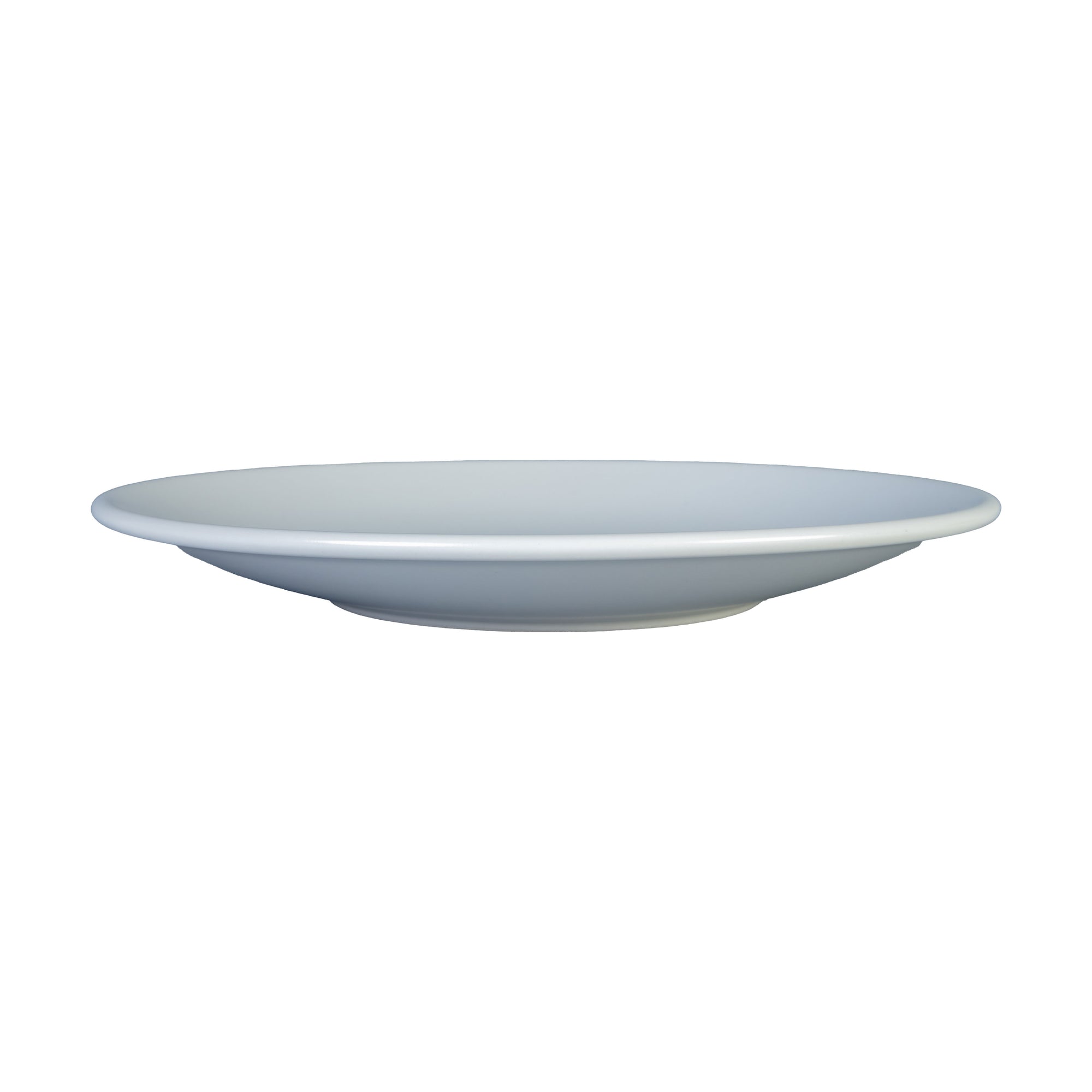 Plato Trinche 23 cm Sin Relieve Blanco Mate | Chena
