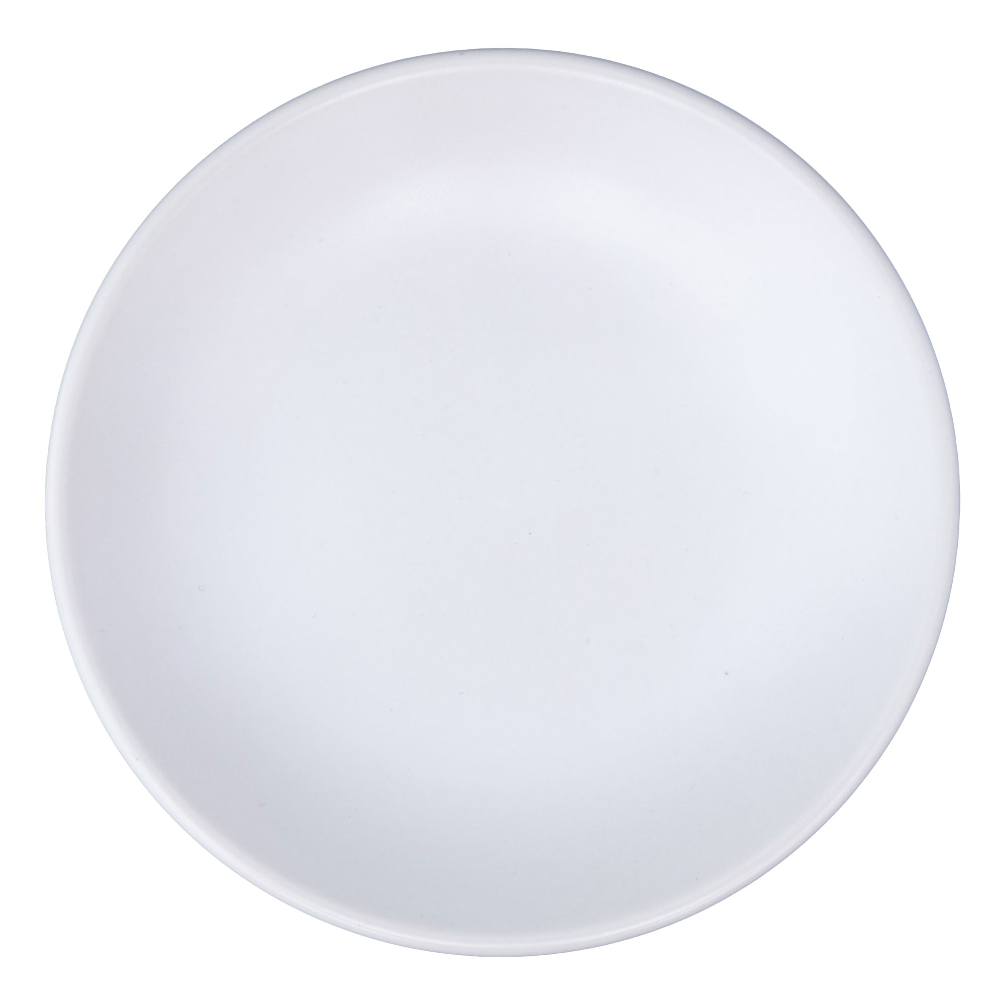 Plato Trinche 27 cm Sin Relieve Blanco Mate | Chena