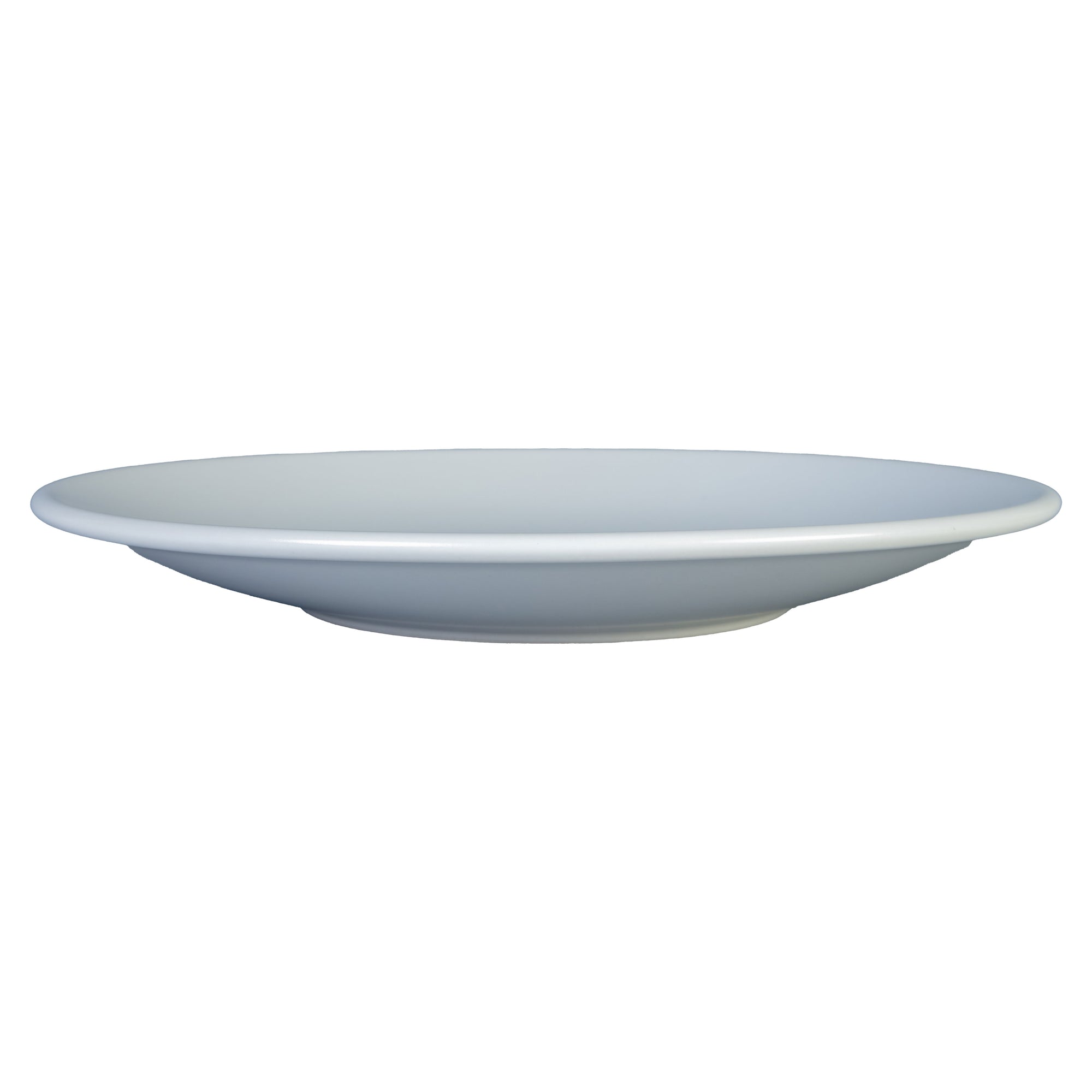Plato Trinche 27 cm Sin Relieve Blanco Mate | Chena