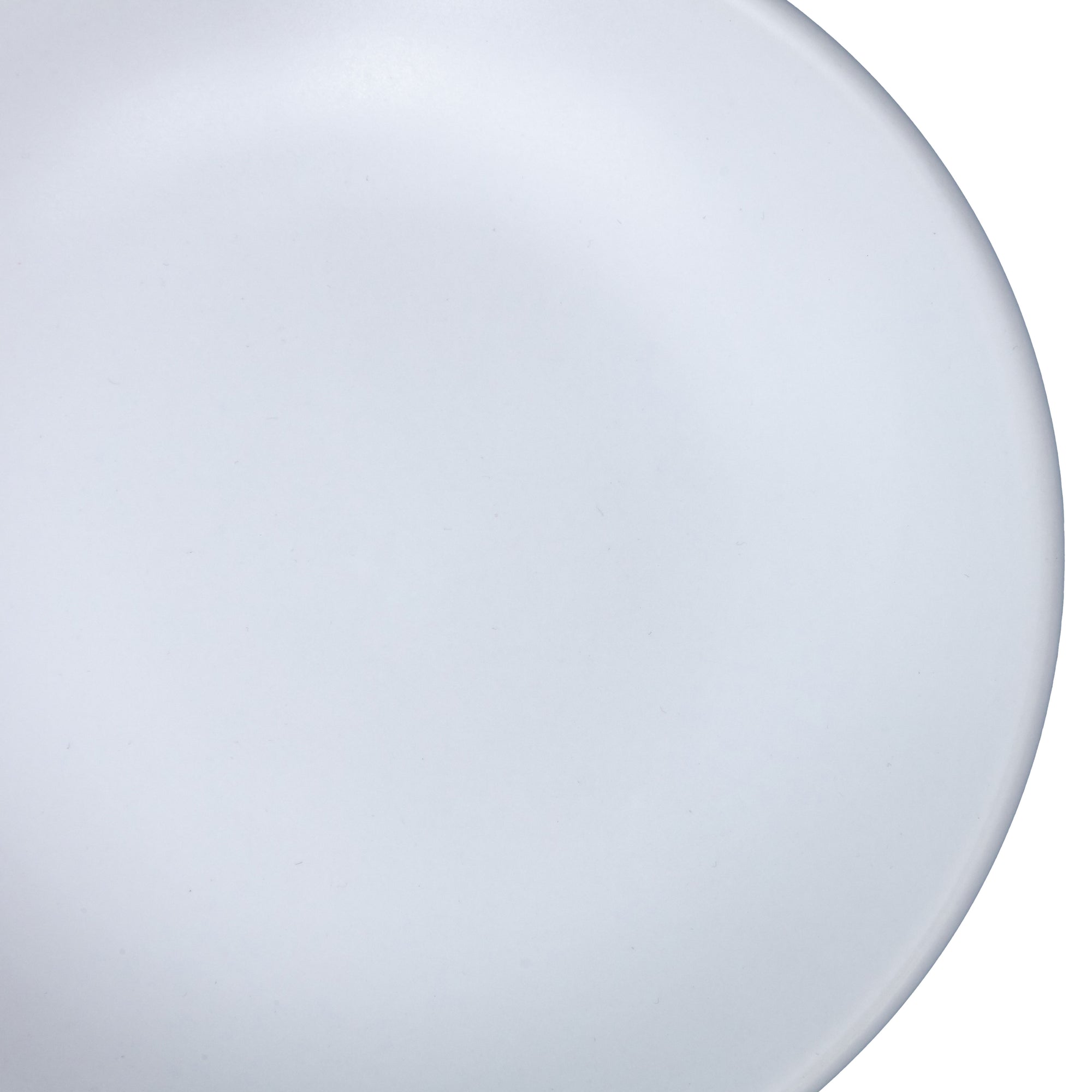 Plato Trinche 27 cm Sin Relieve Blanco Mate | Chena