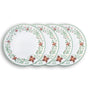 Set 4 Platos Trinche 25 cm Laila Noche Buena