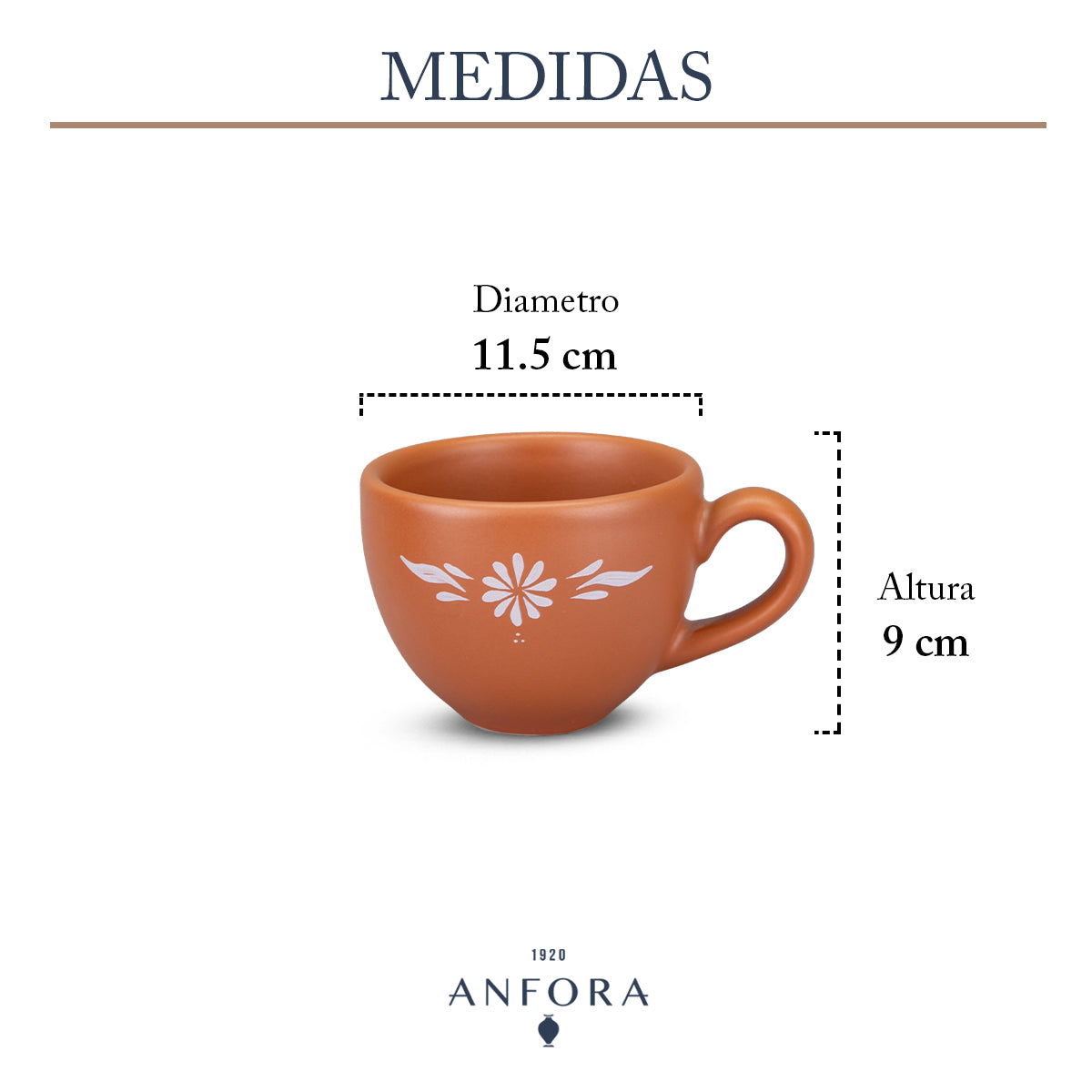 Set de 2 Tazas con Plato | Colección Puebla 2.0