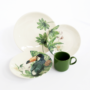Porcelain Tableware 16 pieces | Tropical
