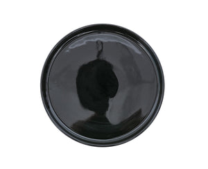 Plato Trinche Negro Brillante 19 cm | Mediterráneo