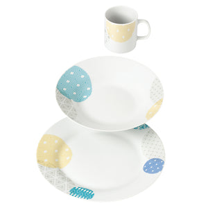 Porcelain Tableware 9 pieces | Mavis