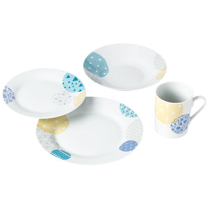 Porcelain Tableware 16 pieces | Mavis