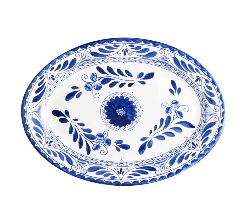 Platón Oval Anfora de 31 cm | Talavera