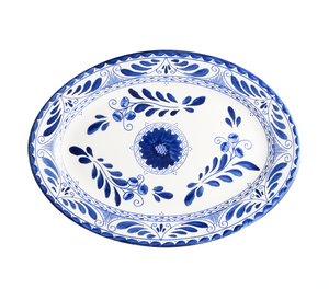 12 1/4” Oval Platter | Talavera Type