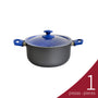 Olla Recta de Aluminio Pietra Zafiro, 24 cm | Tavola