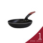Sartén de Aluminio Profesional c/ Mango Acero Funda de Silicón, 24 cm/3.5 mm | Tavola