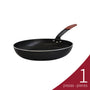 Sartén de Aluminio Profesional c/ Mango Acero Funda de Silicón, 28 cm/3.5 mm | Tavola