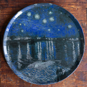 Plato Trinche 30 cm Noche Estrellada Sobre el Ródano | Van Gogh